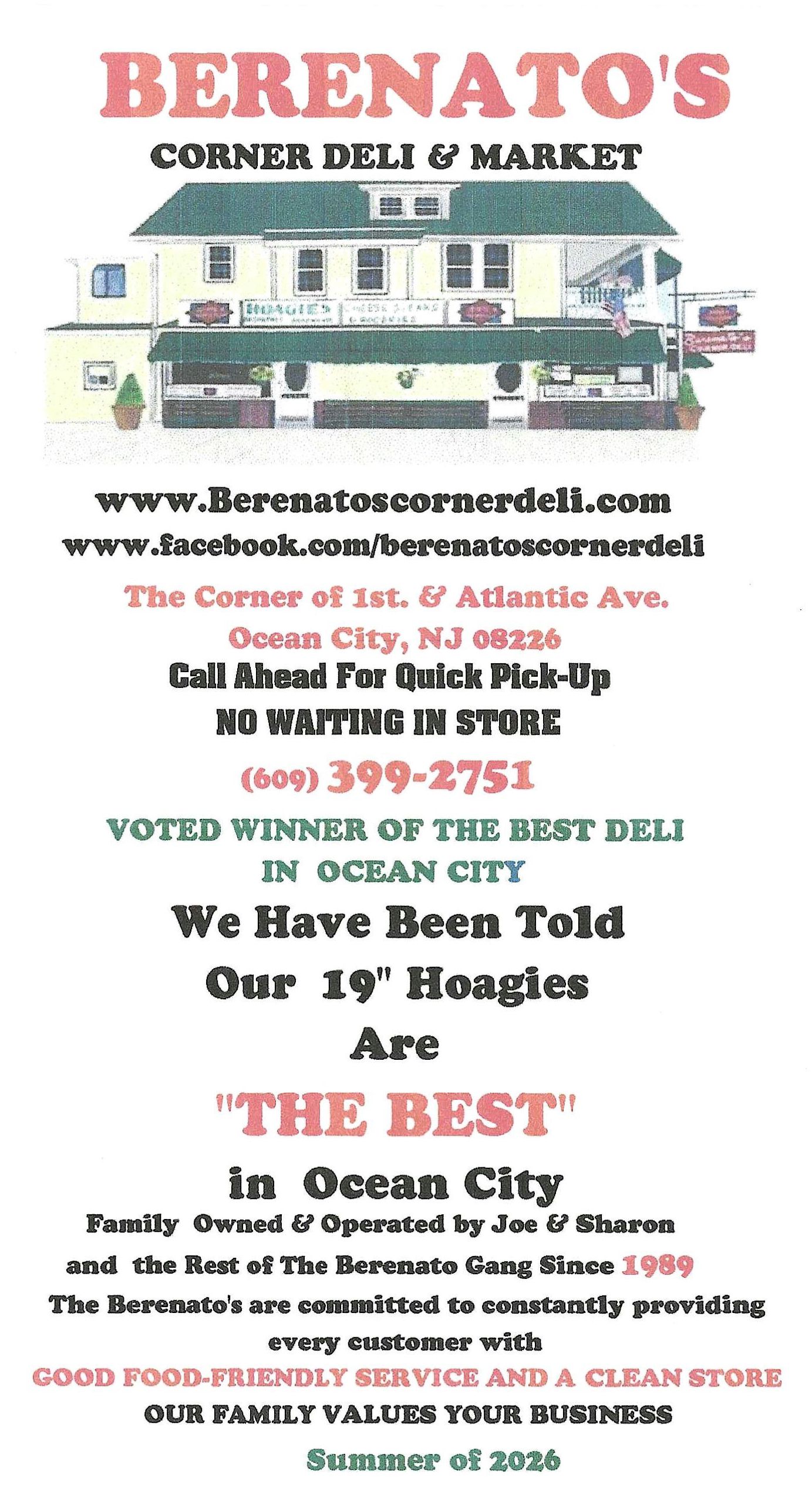 Menu page 1